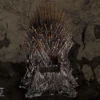Noble Collection Game Of Thrones - The Iron Throne In Bronze