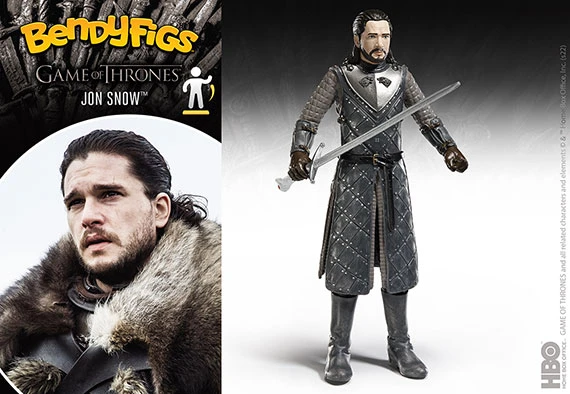 Noble Collection Jon Snow - Bendyfigs - Game Of Thrones 1 Noble Collection Jon Snow - Bendyfigs - Game Of Thrones