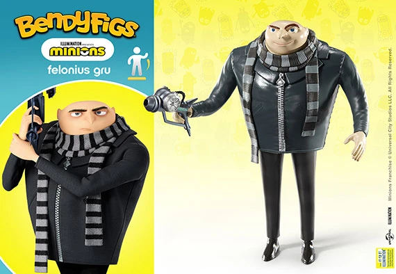 Noble Collection Gru - Bendyfigs - Minions 1 Noble Collection Gru - Bendyfigs - Minions