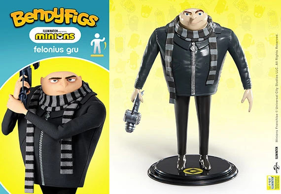 Noble Collection Gru - Bendyfigs - Minions 2 Noble Collection Gru - Bendyfigs - Minions – Image 2