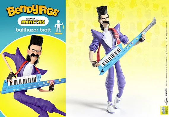 Noble Collection Balthazar Bratt - Bendyfigs - Minions 1 Noble Collection Balthazar Bratt - Bendyfigs - Minions