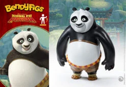 Noble Collection Po Kung Fu Panda - Bendyfigs - Dreamworks