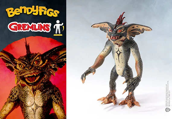 Noble Collection Mohawk - Bendyfigs - Gremlins 1 Noble Collection Mohawk - Bendyfigs - Gremlins