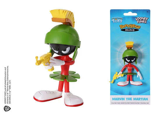 Noble Collection Marvin The Martian - Mini Bendyfig - Looney Tunes 1 Noble Collection Marvin The Martian - Mini Bendyfig - Looney Tunes