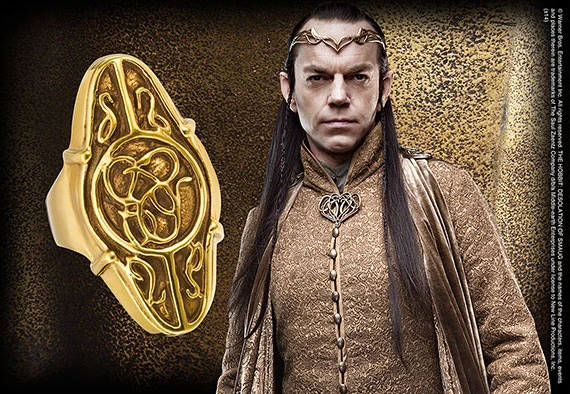Noble Collection Elrond Ring Gold Council 1 Noble Collection Elrond Ring Gold Council