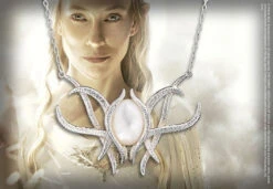 Noble Collection Galadriel Brooch Pendant - Sterling Silver - Hobbit