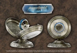 Noble Collection One Ring Spinning Stainless Steel-Blue