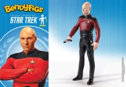 Noble Collection Picard - Action Figure Bendyfigs - Star Trek The Next Generation