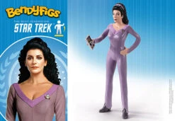 Noble Collection Troi - Action Figure Bendyfigs - Star Trek The Next Generation