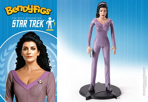 Noble Collection Troi - Action Figure Bendyfigs - Star Trek The Next Generation 2 Noble Collection Troi - Action Figure Bendyfigs - Star Trek The Next Generation – Image 2