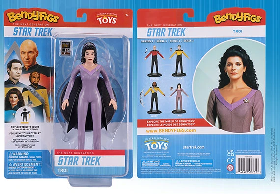 Noble Collection Troi - Action Figure Bendyfigs - Star Trek The Next Generation 3 Noble Collection Troi - Action Figure Bendyfigs - Star Trek The Next Generation – Image 3