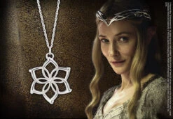 Noble Collection Galadriel™ Flower Necklace - Sterling Silver - Hobbit