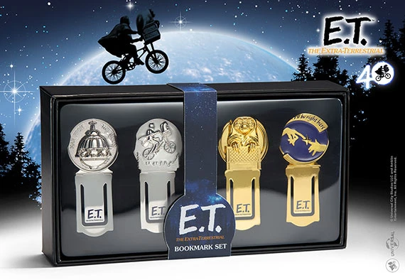 Noble Collection E.T. The Extra Terrestrial Bookmarks - Universal 2 Noble Collection E.T. The Extra Terrestrial Bookmarks - Universal – Image 2