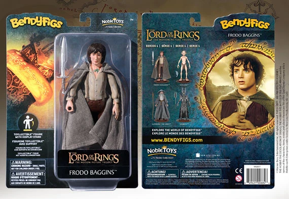 Noble Collection Frodo Baggins- Bendyfig - Lord Of The Rings 2 Noble Collection Frodo Baggins- Bendyfig - Lord Of The Rings – Image 2