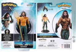 Noble Collection Aquaman - Bendyfig - DC Comics -Noble Collection NN3252 VUE3 600