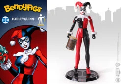 Noble Collection Harley Quinn Jester Outfit - Bendyfigs - DC Comics