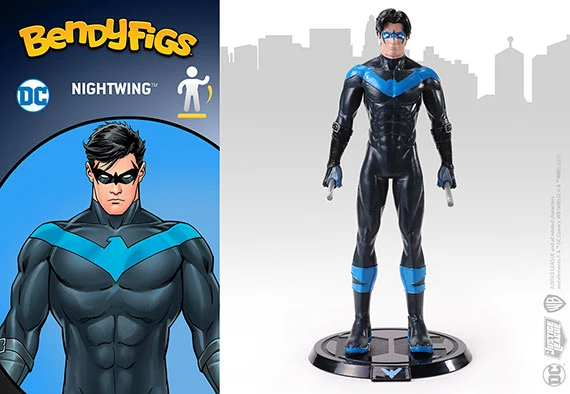 Noble Collection Nightwing - Bendyfigs - DC Comics 2 Noble Collection Nightwing - Bendyfigs - DC Comics – Image 2