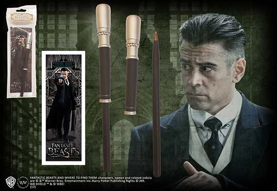 Noble Collection Percival Graves Wand Pen & Bookmark 1 Noble Collection Percival Graves Wand Pen & Bookmark