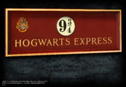 Noble Collection Hogwarts 9 3/4 Sign