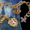 Noble Collection Lumos Gryffindor Charm Bracelet - Harry Potter