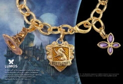 Noble Collection Lumos Hufflepuff - Charm Bracelet -Noble Collection NN7714 VUE3 600