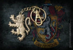Noble Collection Gryffindor Lion Keychain - Harry Potter