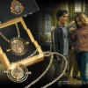 Noble Collection Time-Turner Sterling Silver Gold Plated