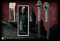 Noble Collection Death Eater (skull) Wand Pen & Bookmark