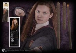 Noble Collection Ginny Weasley Wand Pen & Bookmark