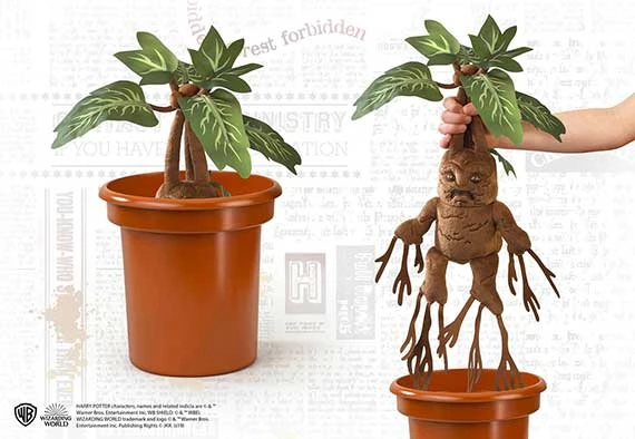 Noble Collection Mandrake Electronic Interactive Plush - Harry Potter 1 Noble Collection Mandrake Electronic Interactive Plush - Harry Potter