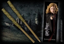 Noble Collection Hermione Wand Pen & Bookmark
