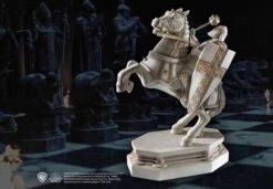 Noble Collection Wizard Chess Knight Bookend - White - Harry Potter