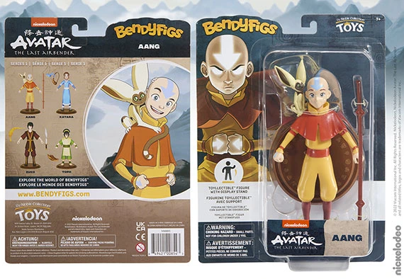 Noble Collection Aang - Bendyfigs - Avatar The Last Airbender 3 Noble Collection Aang - Bendyfigs - Avatar The Last Airbender – Image 3