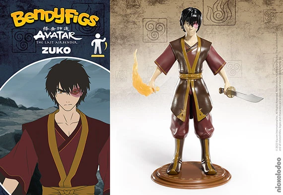 Noble Collection Zuko - Bendyfigs - Avatar The Last Airbender 2 Noble Collection Zuko - Bendyfigs - Avatar The Last Airbender – Image 2