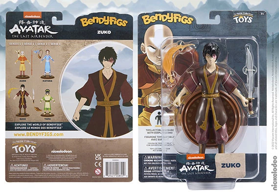 Noble Collection Zuko - Bendyfigs - Avatar The Last Airbender 3 Noble Collection Zuko - Bendyfigs - Avatar The Last Airbender – Image 3