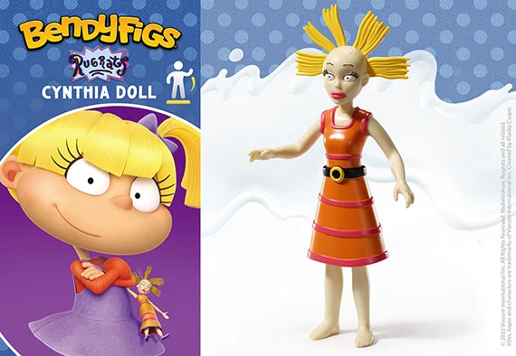 Noble Collection Cynthia - Bendyfigs - Rugrats 1 Noble Collection Cynthia - Bendyfigs - Rugrats