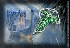 Noble Collection Replica - Leaf Of Lorien - Brooch - The Lord Of The Rings