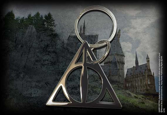 Noble Collection Deathly Hallows Keychain 1 Noble Collection Deathly Hallows Keychain