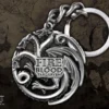 Noble Collection GOT - TARGARYEN Sigil Key Chain (steel Gray)