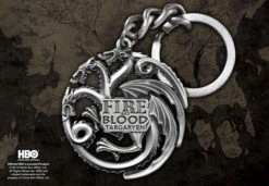 Noble Collection GOT - TARGARYEN Sigil Key Chain (steel Gray)