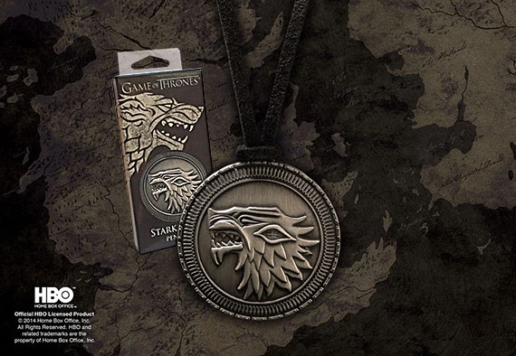 Noble Collection Game Of Thrones - Stark Shield Pendant (costume) 1 Noble Collection Game Of Thrones - Stark Shield Pendant (costume)