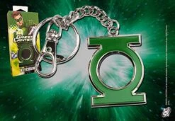 Noble Collection Green Lantern Shaped Colour Keychain